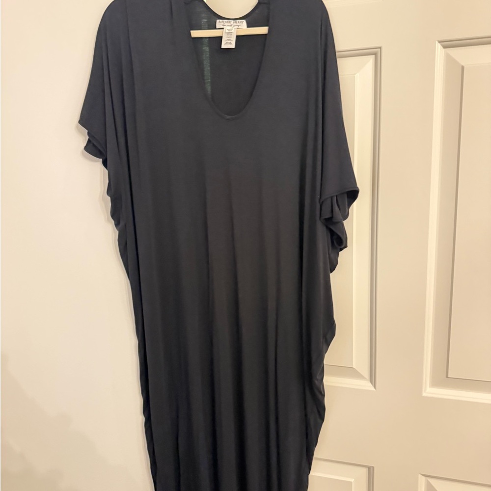 Barefoot Dreams  Black Midi Dress